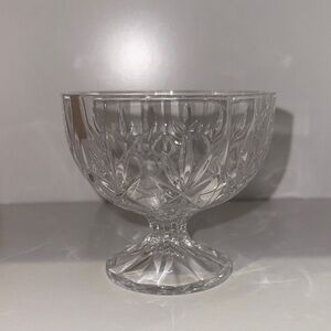2 for $15 Faceted Glass Dessert Compote! Candy dish.